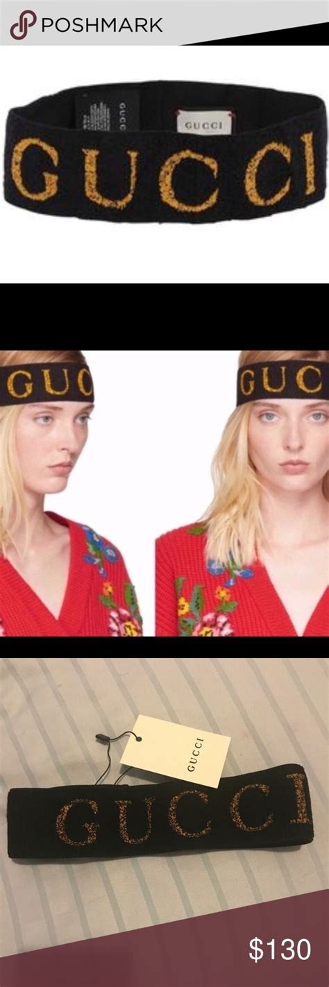 black gucci scrunchie|Gucci headband price.